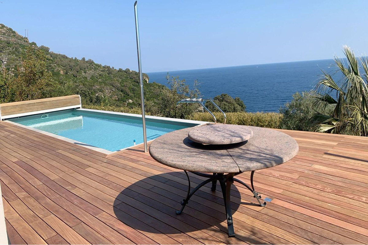 Projet terrasse en bois réalisé par SAS Lazarini